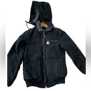 Carhartt jacket with removable hood